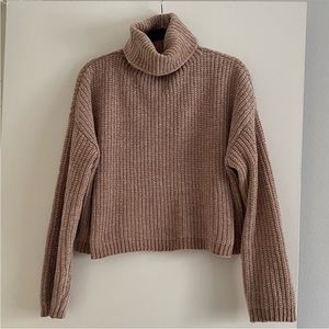 Tan chenille sweater